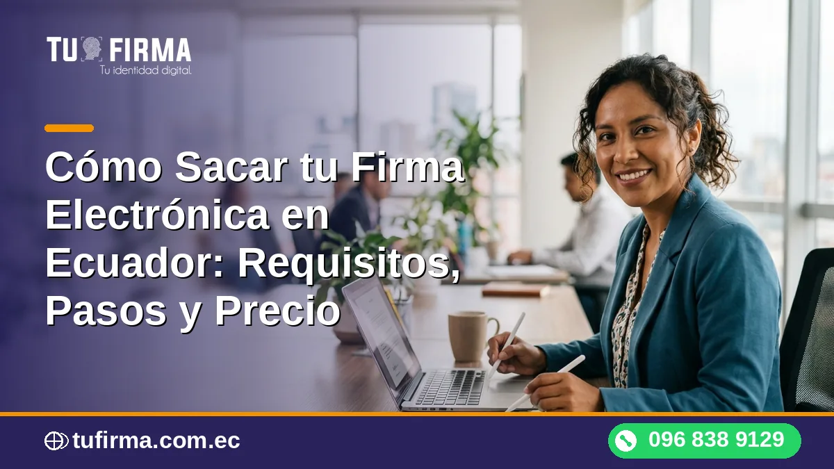 Cómo Sacar tu Firma Electrónica en Ecuador: Requisitos, Pasos y Precio