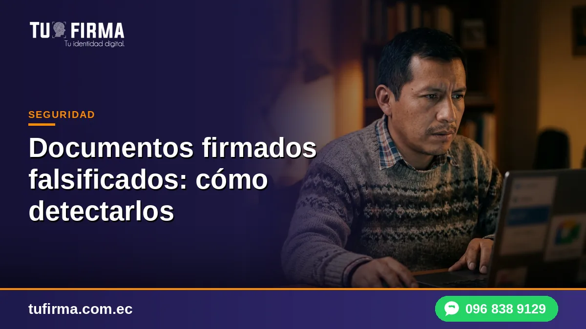 Documentos firmados falsificados: cómo detectarlos