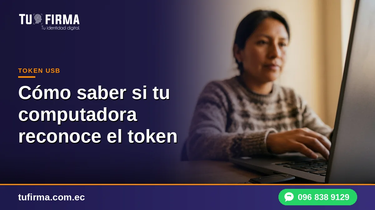 Cómo saber si tu computadora reconoce el token