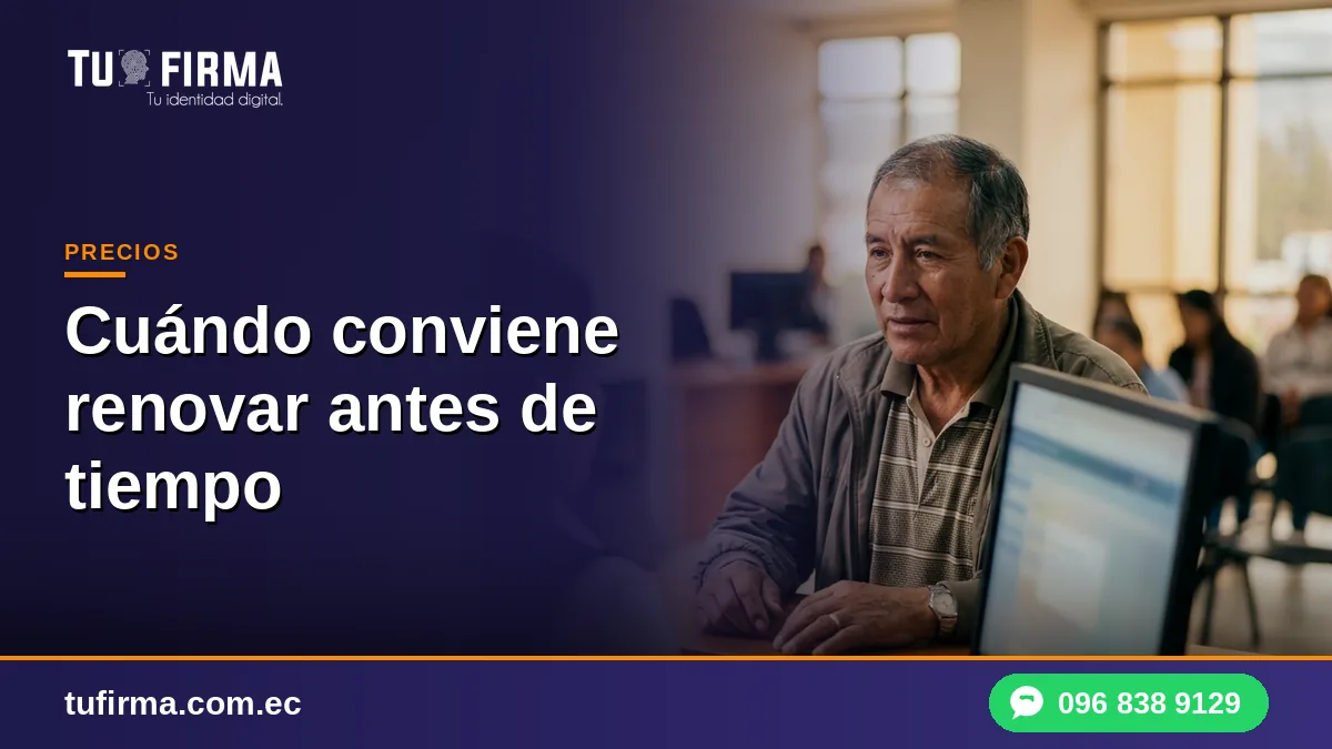 Cuándo conviene renovar antes de tiempo