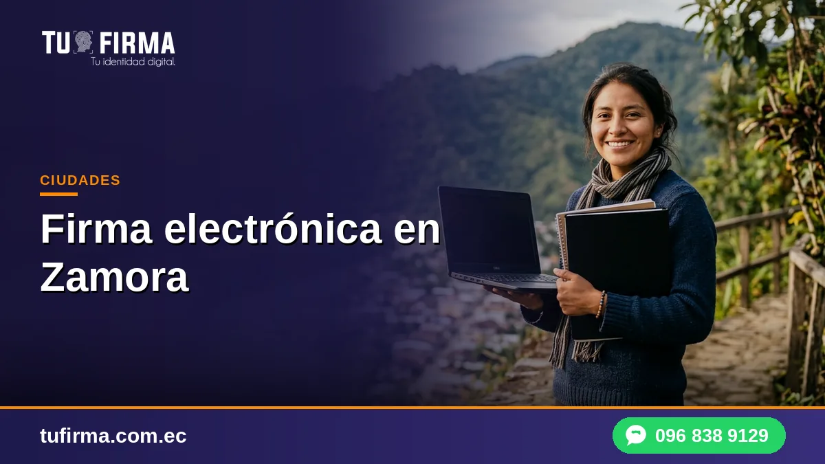 Firma electrónica en Zamora: mitos, requisitos y trámite en línea