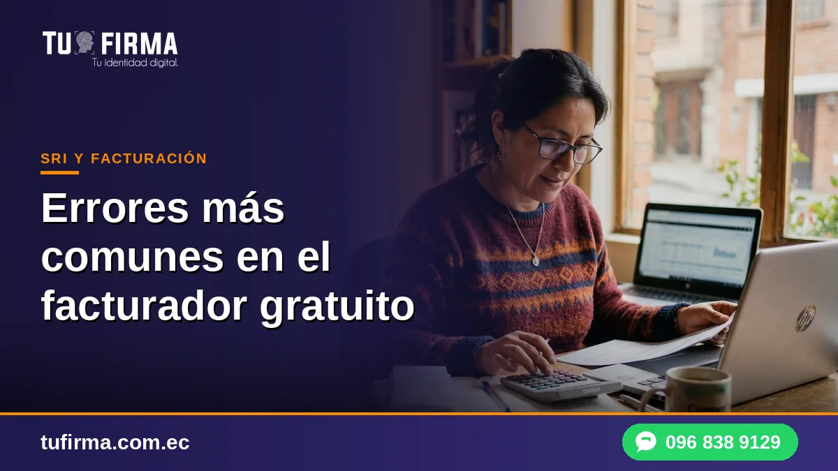 Errores más comunes en el facturador gratuito