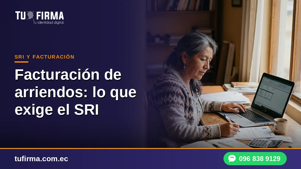 Facturación de arriendos: lo que exige el SRI