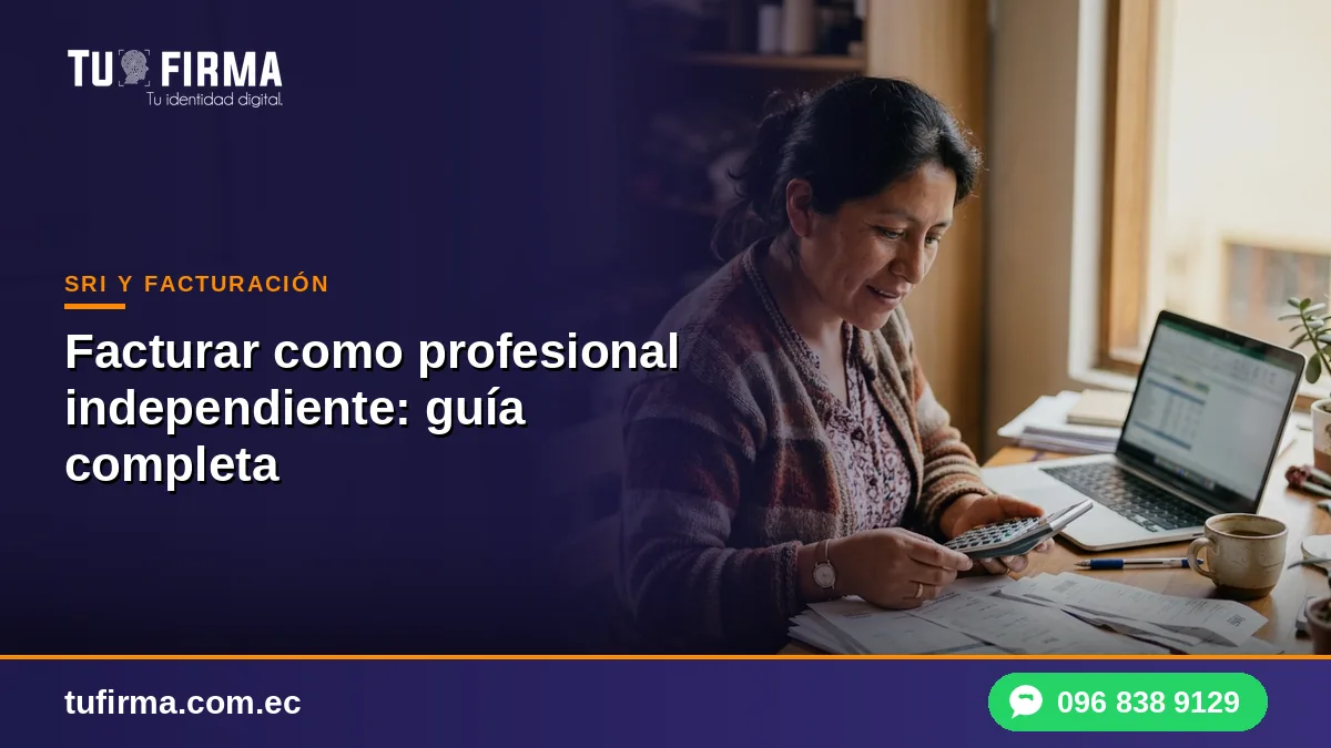 Facturar como profesional independiente: guía completa