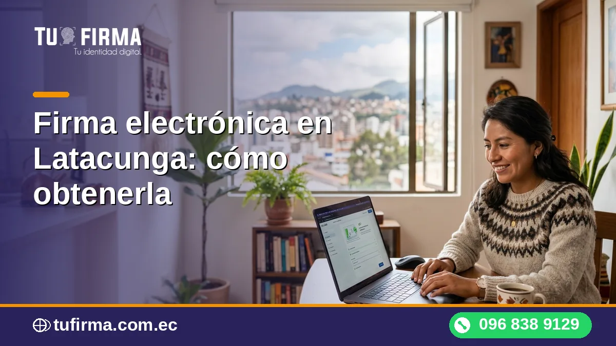 Firma electrónica en Latacunga: cómo obtenerla