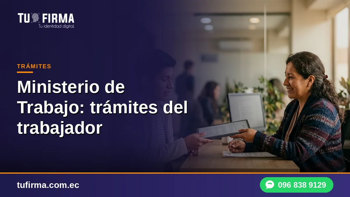 Ministerio de Trabajo: trámites del trabajador con firma electrónica