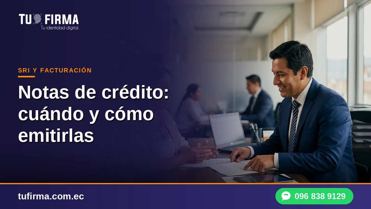Notas de crédito: cuándo y cómo emitirlas
