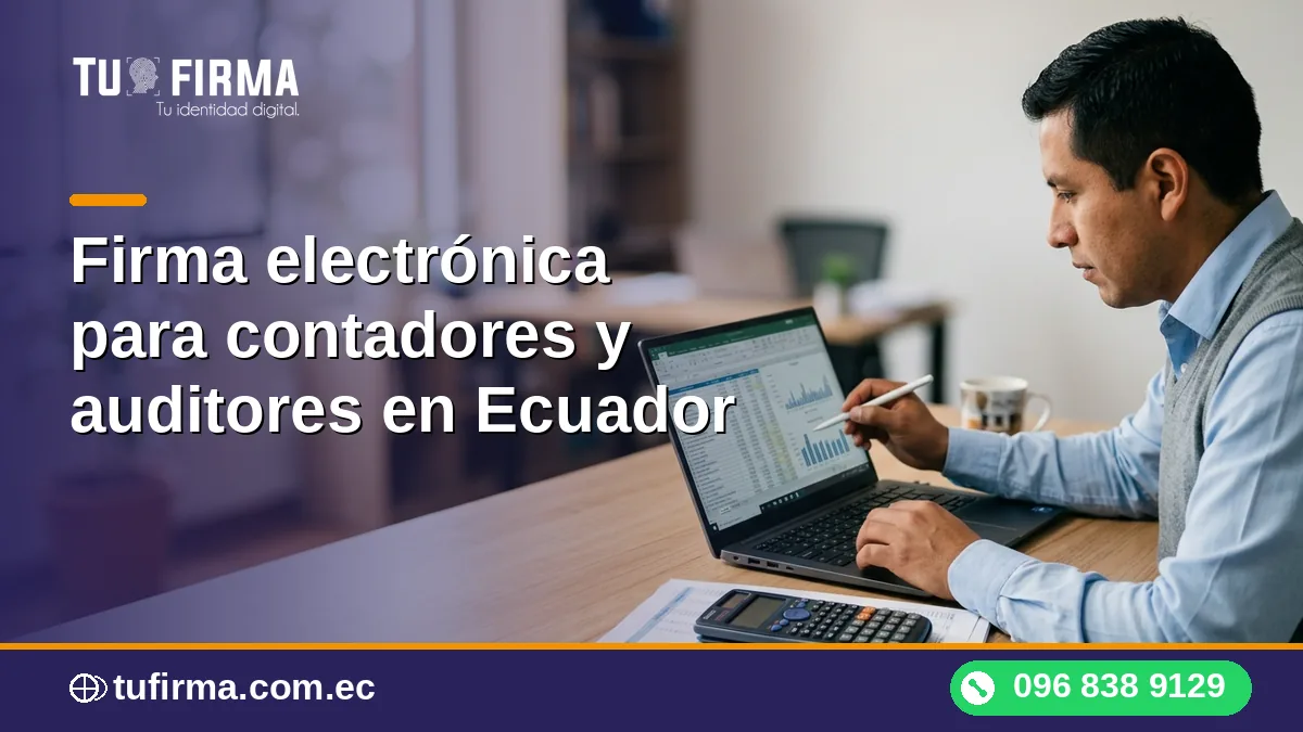 Firma electrónica para contadores y auditores en Ecuador: guía práctica