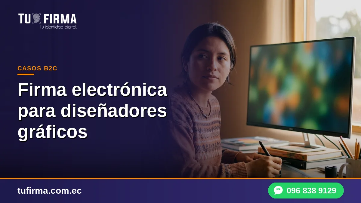 Firma electrónica para diseñadores gráficos