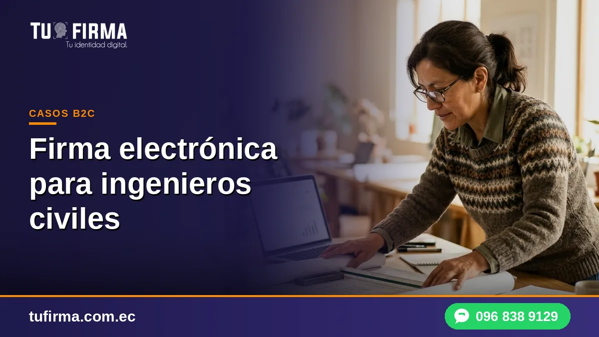 Firma electrónica para ingenieros civiles