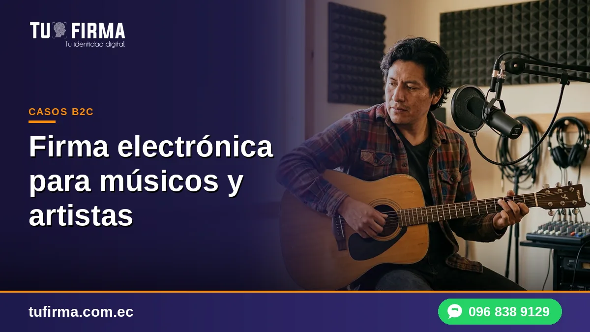 Firma electrónica para músicos y artistas