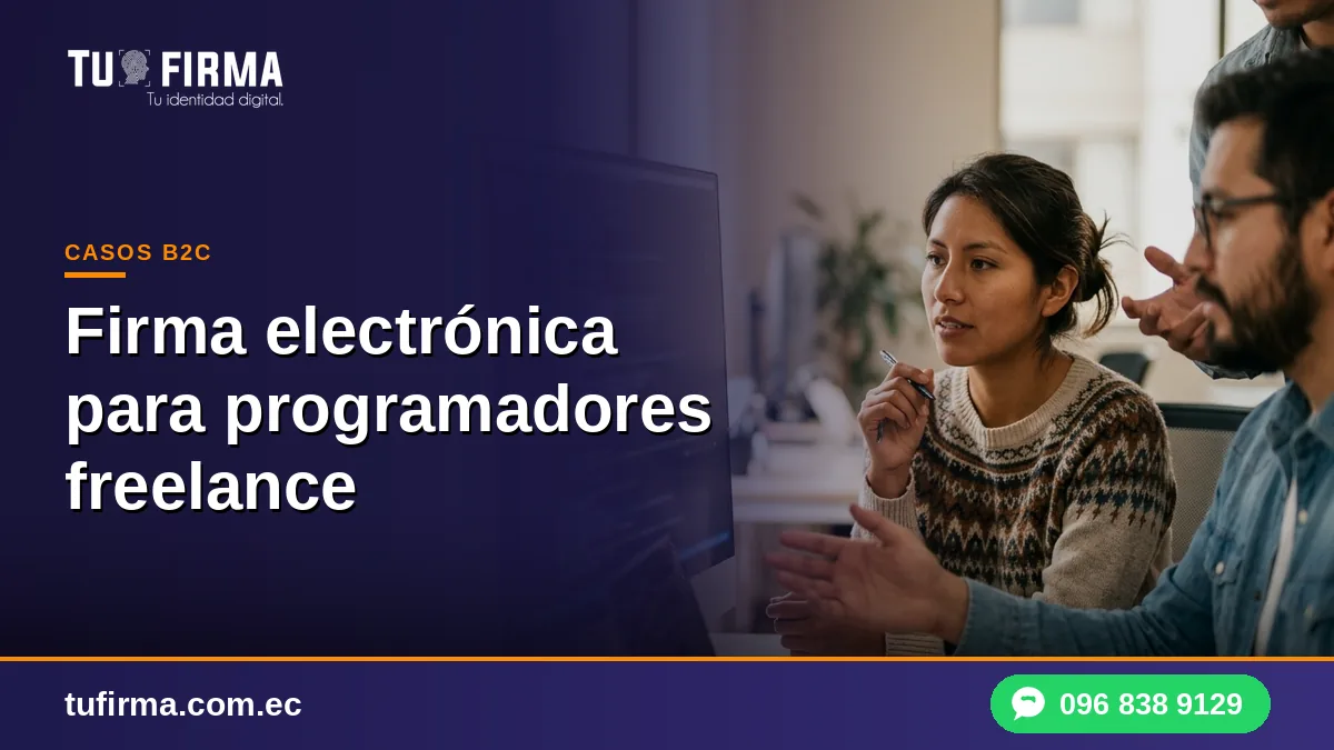 Firma electrónica para programadores freelance