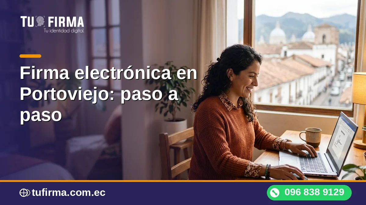 Firma electrónica en Portoviejo: paso a paso