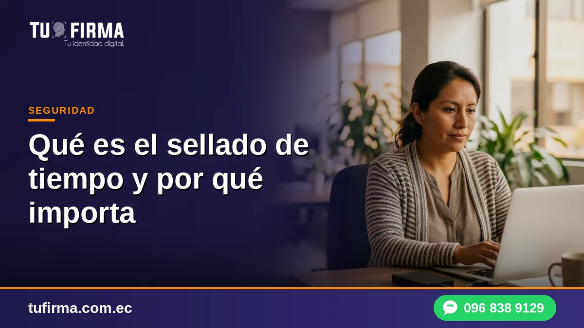 Qué es el sellado de tiempo y por qué importa