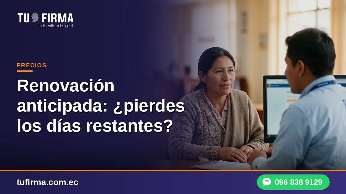 Renovación anticipada: ¿pierdes los días restantes?