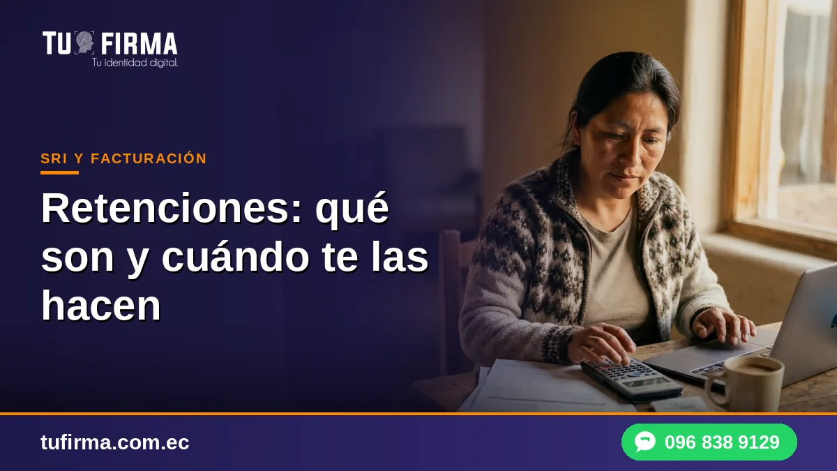 Retenciones: qué son y cuándo te las hacen