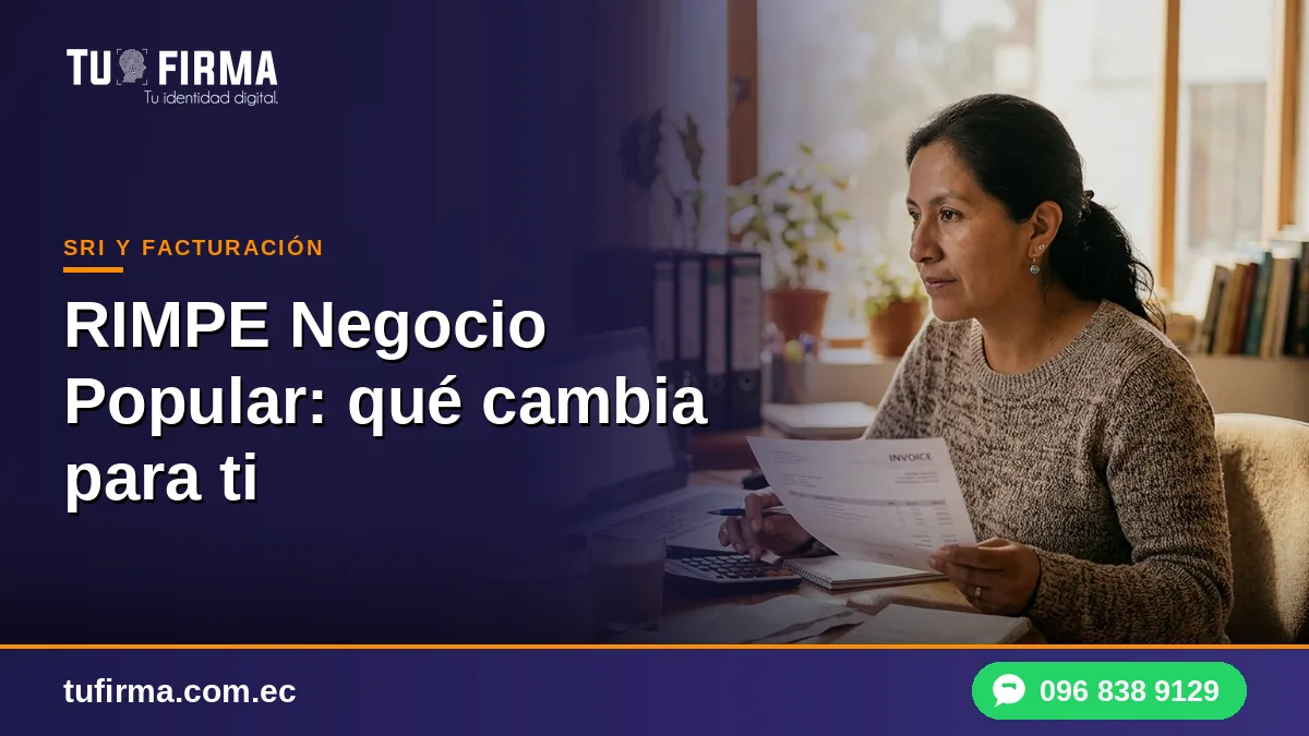 RIMPE Negocio Popular: qué cambia para ti