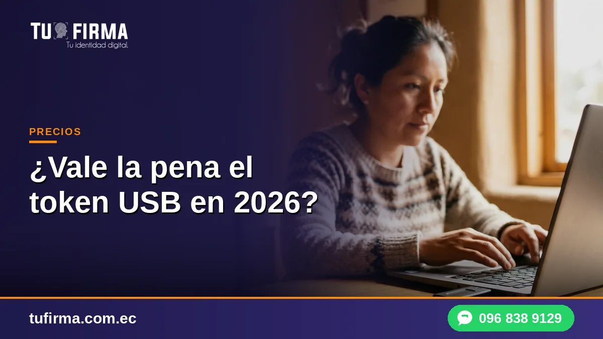Firma electrónica: ¿vale la pena el token USB en 2026?