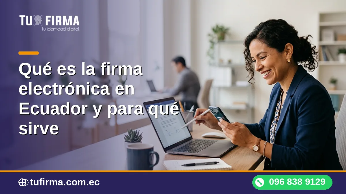 Qué es la firma electrónica en Ecuador y para qué sirve