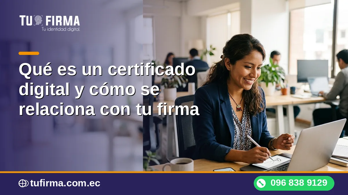 Qué es un certificado digital y cómo se relaciona con tu firma