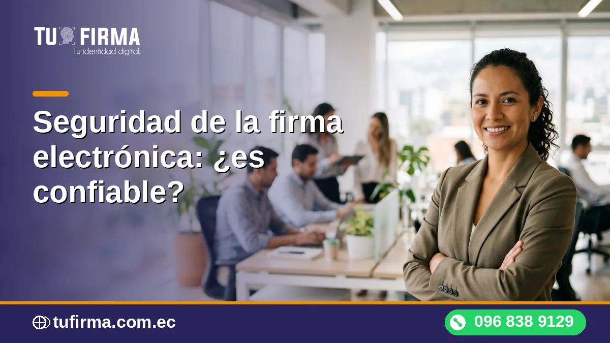 Seguridad de la firma electrónica: ¿es confiable?